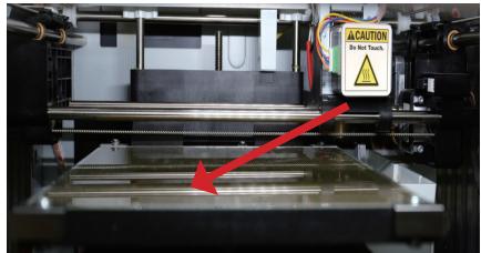 XYZ PRINTING DA VINCI 1.0c - Graphique du réglage de la plaque d'impression - 2
