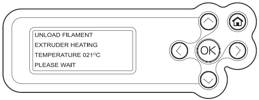 XYZ PRINTING DA VINCI 1.0c - 6-1.2 UNLOAD FILAMENT (DECHARGR FILAMNT) - 2