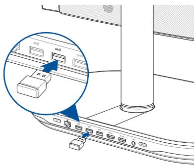 ASUS Z272SDK-BA208T - Connector un clavier ou une souris sans fil (sur une sélection de modèles) - 2