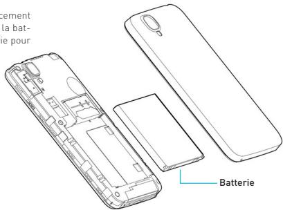 WIKO GOA BLANC - Installation de la batterie - 1