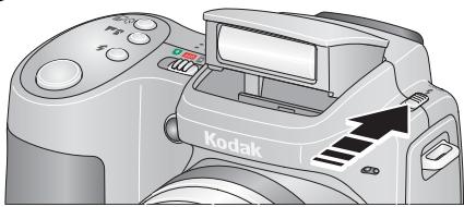 KODAK Z650 - Utilisation du flash escamotable - 1