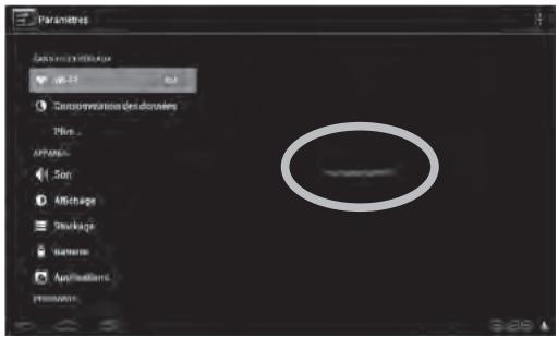 LEXIBOOK MASTERV2 3CARD - Comment activer la fonction Wi-Fi de la tablette - 5
