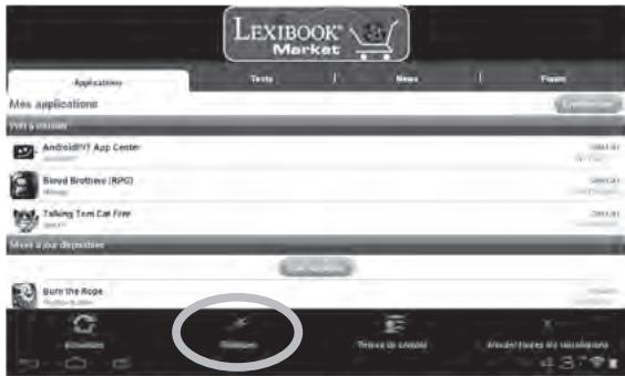LEXIBOOK MASTERV2 3CARD - - Changer la langue du Lexibook® Market - 1