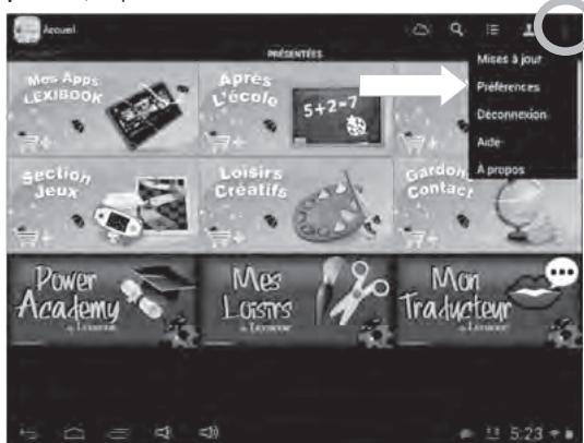 LEXIBOOK MASTERV2 3CARD - - Changer la langue du Lexibook® Market Premium - 1