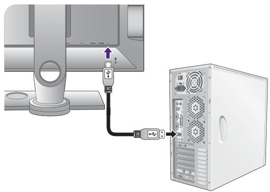 BENO XL2730Z - Connectez les péripériques USB. - 1