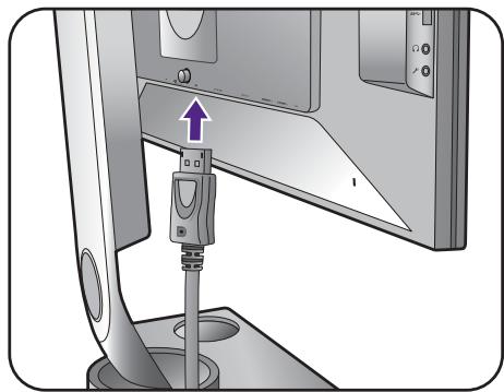 BENO XL2730Z - Connectez le S Switch au moniteur. - 2