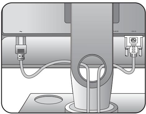 BENO XL2730Z - Organisez les câbles. - 1