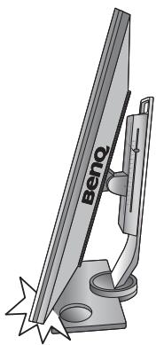 BENO XL2730Z - Ajuster la hauteur du moniteur - 6