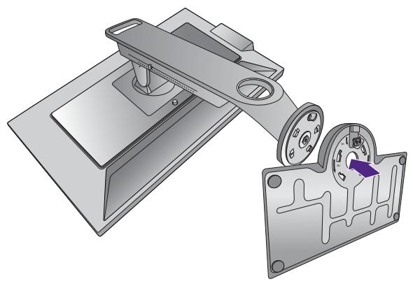 BENO XL2730Z - Fixez la base du moniteur. - 4