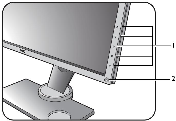 BENO XL2730Z - Le panneau de commande - 1