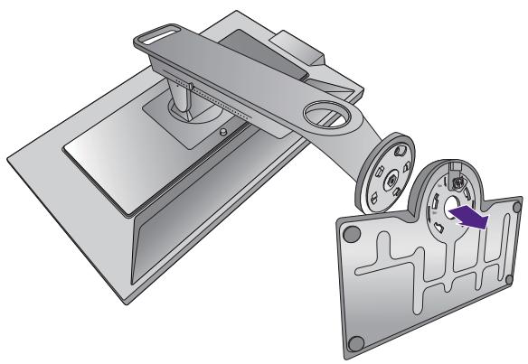 BENO XL2730Z - Retirez la base du moniteur. - 6