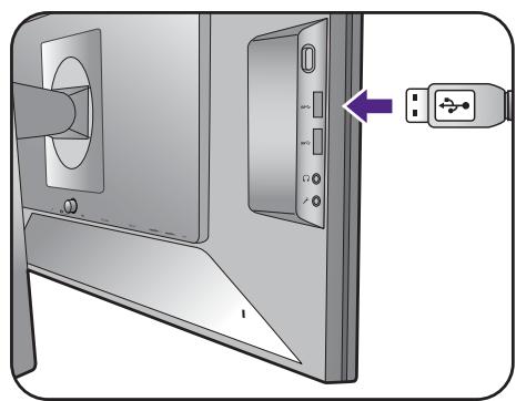 BENO XL2730Z - Connectez les péripériques USB. - 2