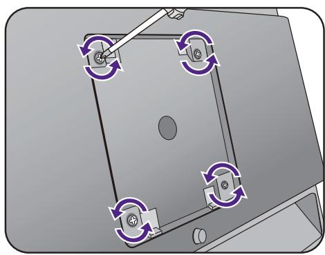 BENO XL2730Z - Suivez les instructions du manuel du support de montage sur mur que vous avez acheté pour effectuer l'installation. - 1