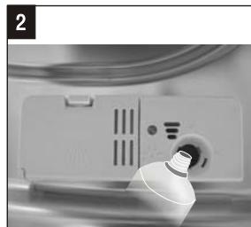 DARTY DW1444VBL - - Distributeur du produit de rinceage - 2