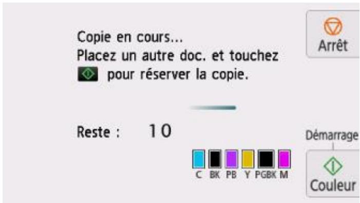 CANON TS8151 - Ajout de la tâche de copie (Réservation de la copie) - 1
