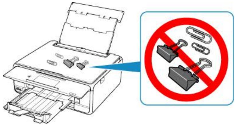 CANON TS8151 - Ne placez aucun objet sur le capot du scanner! - 1