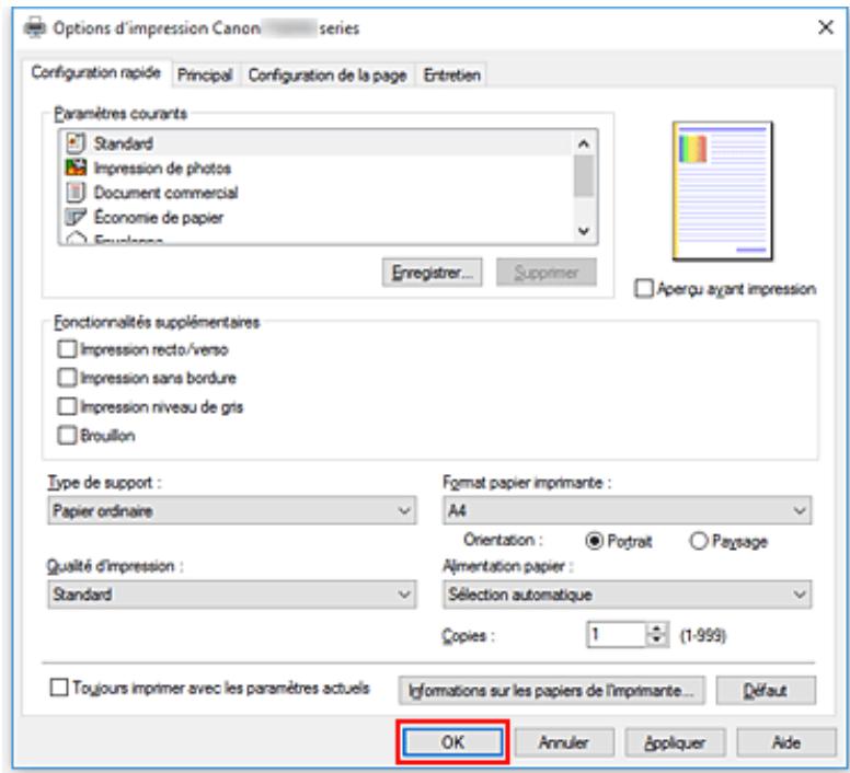 CANON TS8151 - Cliquez sur OK. - 1