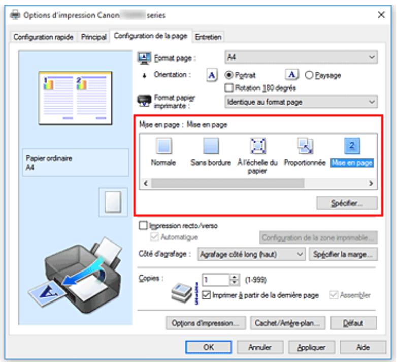CANON TS8151 - Impression mise en page - 2