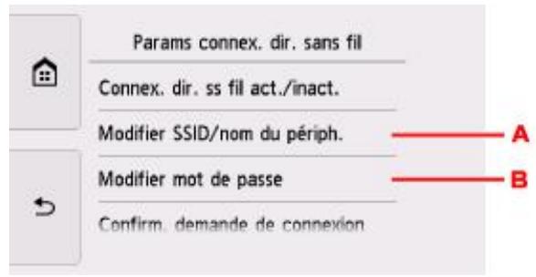 CANON TS8151 - Paramètres périphérique. - 1
