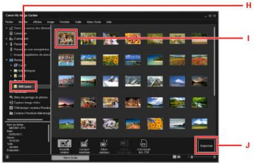CANON TS8151 - Cliquez sur Imprimer (J). - 1