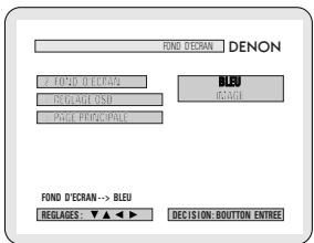DENON 2800 MK II - * Pour sortir du mode "LANGUAGE OSD" - 2