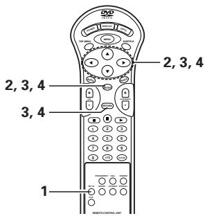 DENON 2800 MK II - * Pour quitter le mode Paramétrage - 1