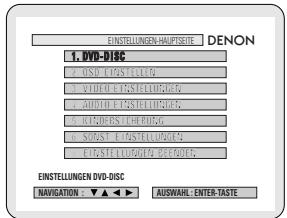 DENON 2800 MK II - RD-EINSTELLUNGEN - 2