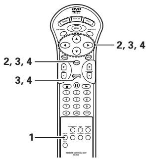 DENON 2800 MK II - * Pour sortir du mode “CONFIGURATION OSD” - 1