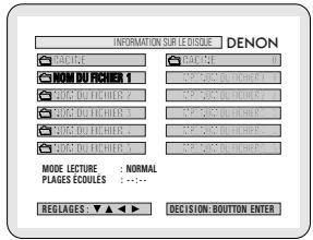 DENON 2800 MK II - Ecouter des disques CD, CD-R et CD-RW de format MP3 - 2