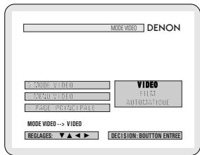 DENON 2800 MK II - * Pour sorting du mode de sortie video AV1 - 1