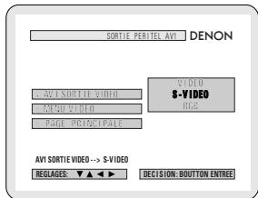 DENON 2800 MK II - * Pour sorting du mode de sortie video - 1