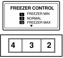 LG GRS 642 AVQ - CONTROLES DU COMPARTIMENT CONGÉLATEUR - 2