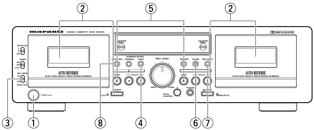 MARANTZ SD 4050 - Fonction d'enregistrement synchronise - 1