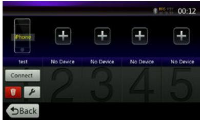 CLARION NX404E - Enregistrement du téléphone portable (jumelage) - 4