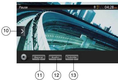 CLARION NX404E - Affiche de l'écran du mode Lecteur de fichiers video - 2