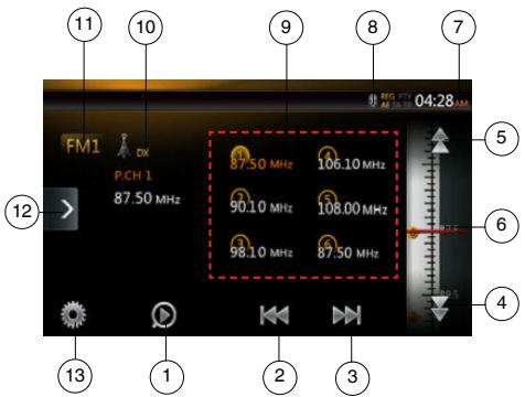 CLARION NX404E - Écoute du tuner - 1