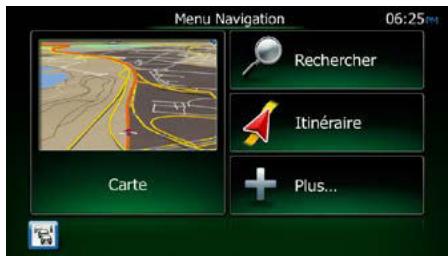 CLARION NX404E - Navigation sur la carte - 1