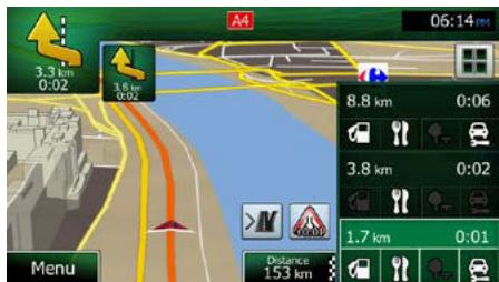 CLARION NX404E - Services de sortie d'autoroute - 2