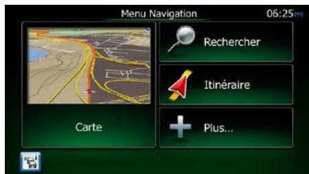 CLARION NX404E - Menu de Navigation - 1