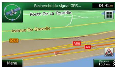CLARION NX404E - Navigation sur la carte - 2
