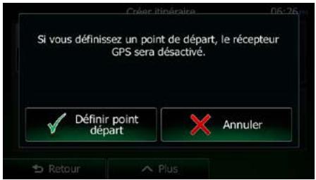 CLARION NX404E - Déterminer un nouveau point de départ de l'itinétaire - 6
