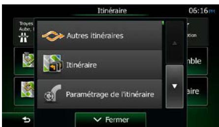 CLARION NX404E - Visualisation de la simulation de l'itinétaire - 4