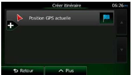 CLARION NX404E - Déterminer un nouveau point de départ de l'itinétaire - 5