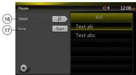 CLARION NX404E - Passage au menu USB Video - 2
