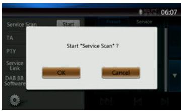 CLARION NX404E - Recherche de services - 1