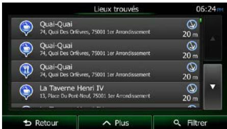 CLARION NX404E - Résultats - 1