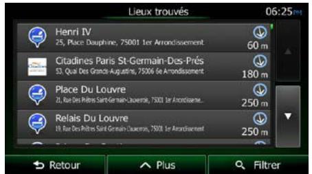 CLARION NX404E - Sur l'itinétaire - 6