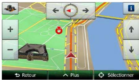 CLARION NX404E - Utilisation de la carte - 1