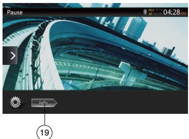 CLARION NX404E - Affichage de I'ecran du mode Lecteur DVD - 3