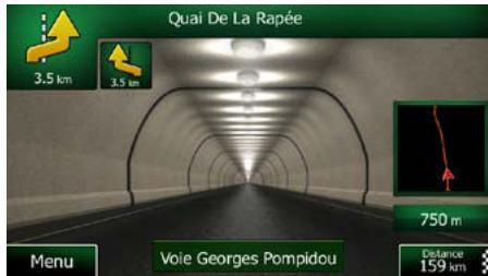 CLARION NX404E - Vue du tunnel - 1